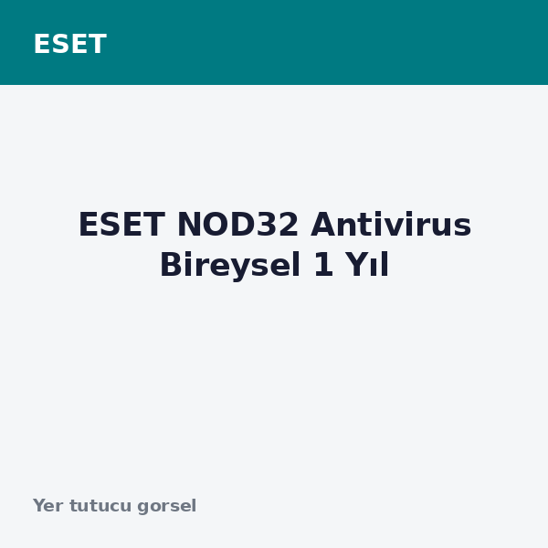 ESET NOD32 Antivirus Bireysel 1 Yıl