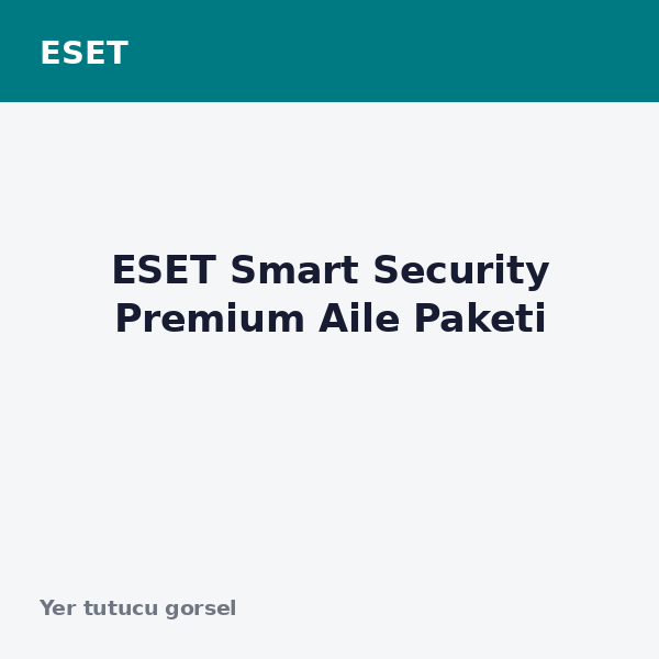 ESET Smart Security Premium Aile Paketi
