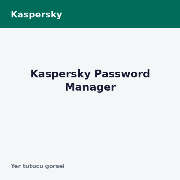 Kaspersky Password Manager