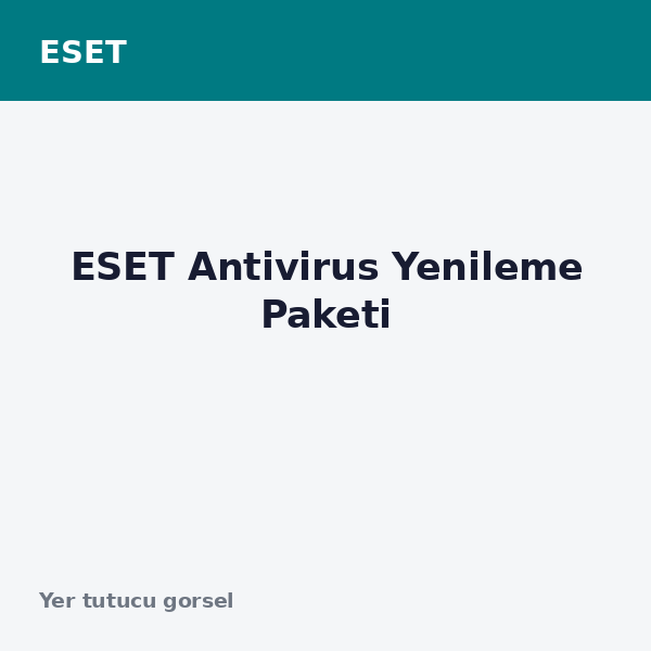 ESET Antivirus Yenileme Paketi
