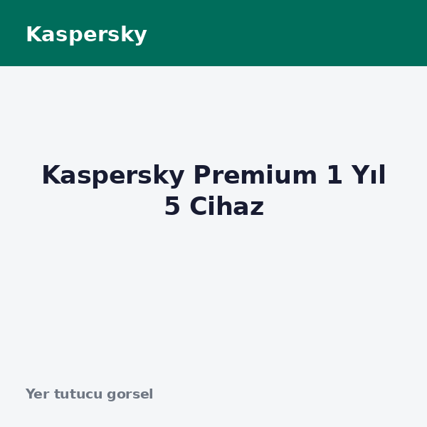 Kaspersky Premium 1 Yıl 5 Cihaz