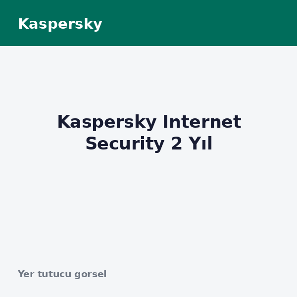 Kaspersky Internet Security 2 Yıl